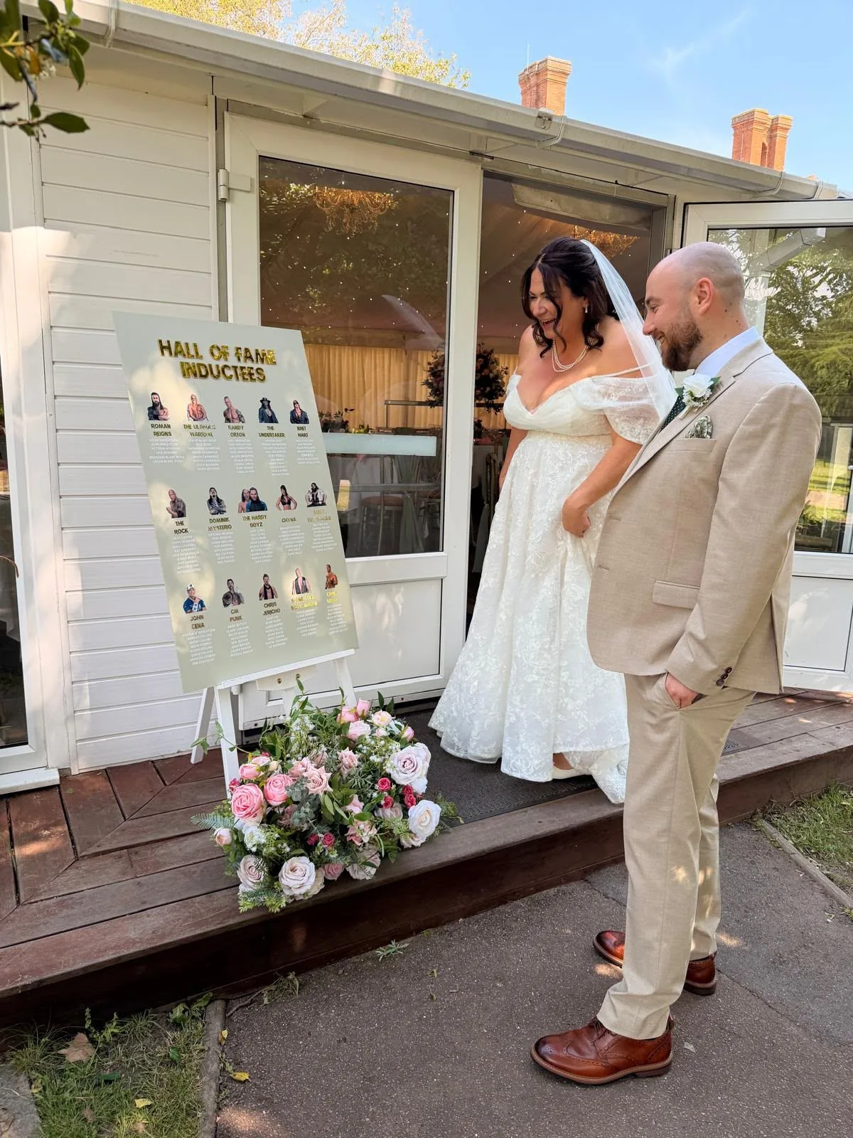 Helan and John's marquee wedding, styled by Laye's